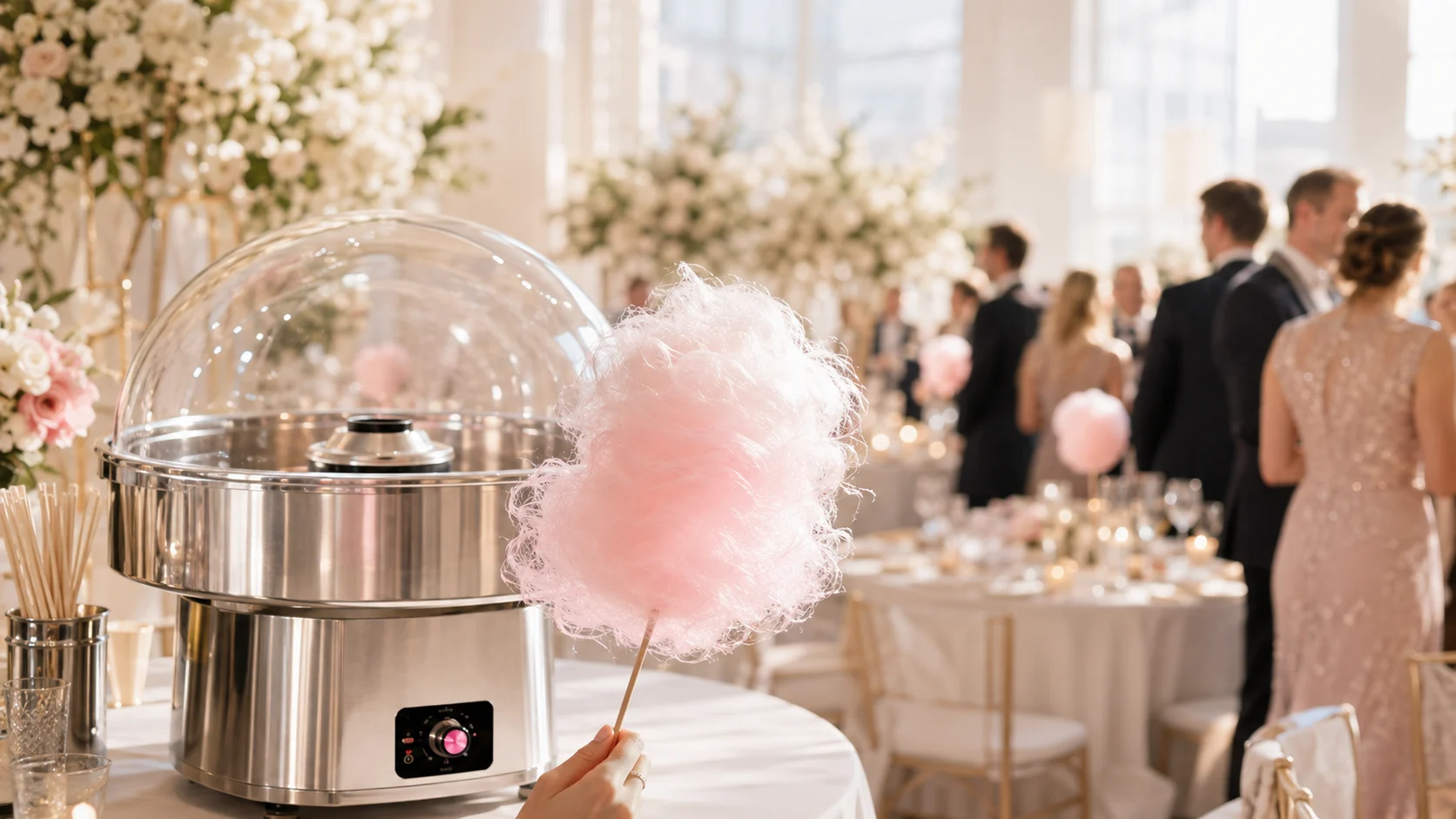 Weddings with Avatar cotton candy